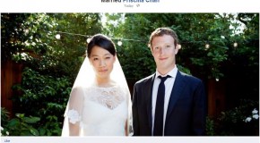 Facebook Founder and CEO Mark Zuckerberg Gets Married