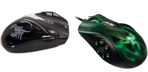 Gaming Mouse Showdown: Genius GX-Gaming DeathTaker vs Razer Naga Hex